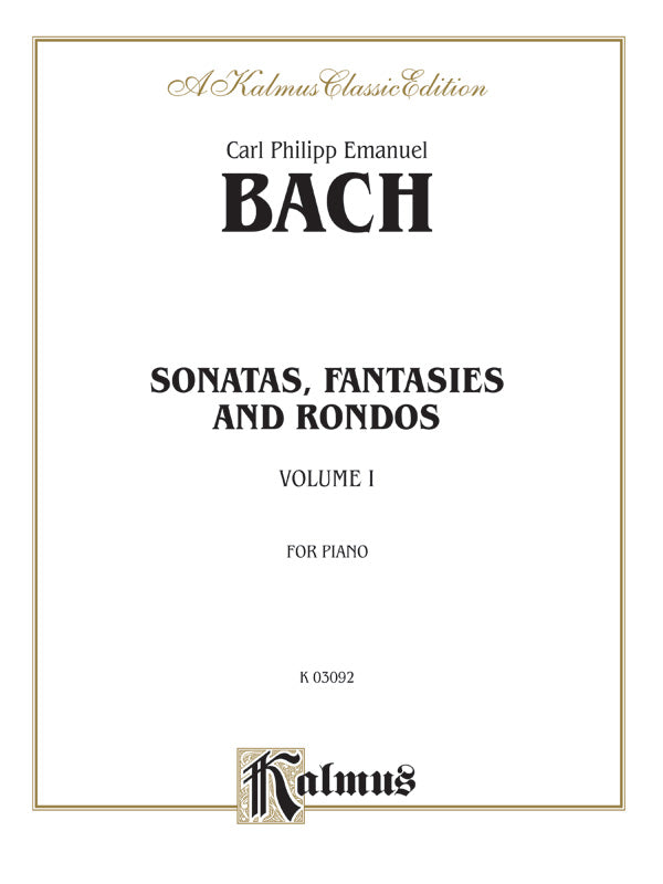 Sonatas, Fantasias & Rondos, Volume I Cover Image