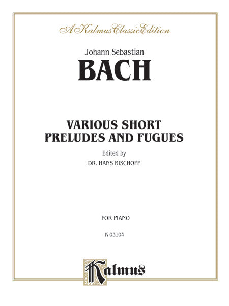 Various Short Preludes and Fugues Cover Image