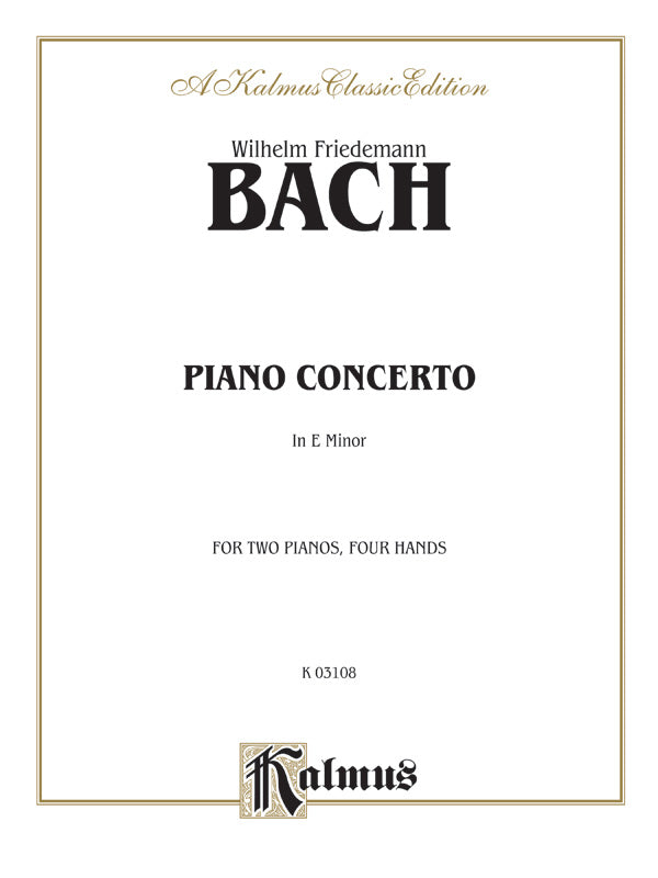 Piano Concerto in E Minor Cover Image