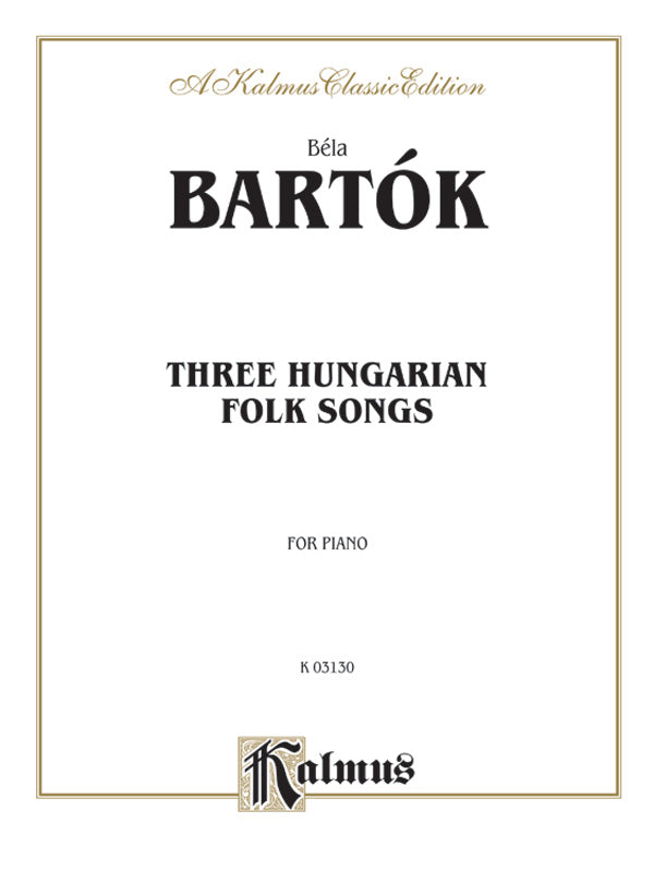 Three Hungarian Folksongs Cover Image