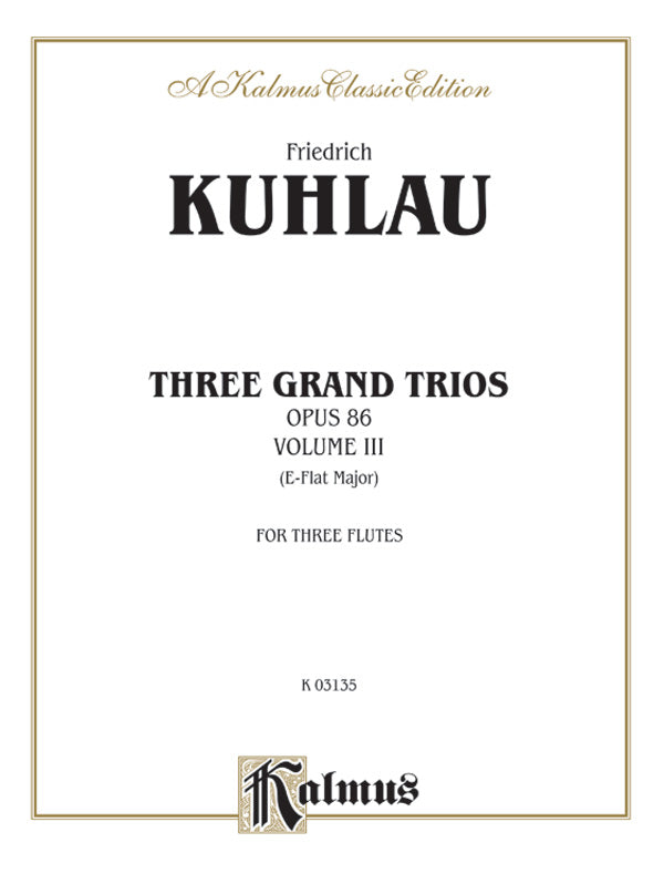 Three Grand Trios, Op. 86 Sheet Music Preview