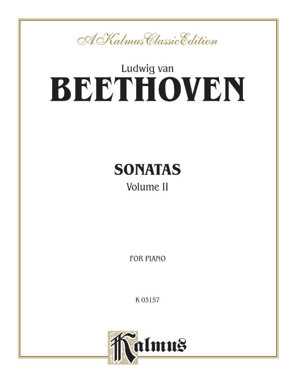 Sonatas (Urtext), Volume II Cover Image