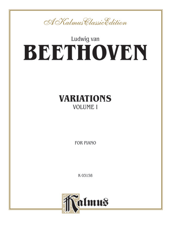 Variations, Volume I Cover Image