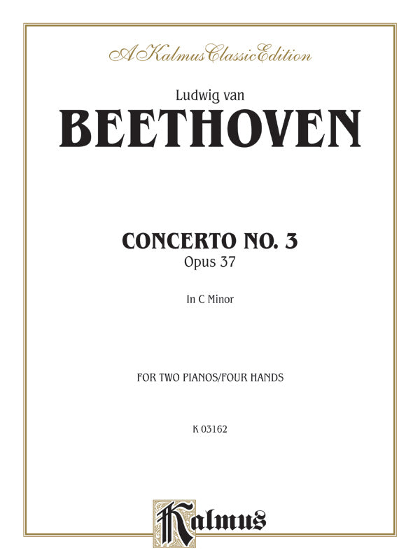 Beethoven: Piano Concerto No. 3 in C Minor, Opus 37 Sheet Music Preview