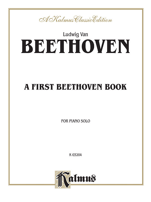 A First Beethoven Book Cover Image
