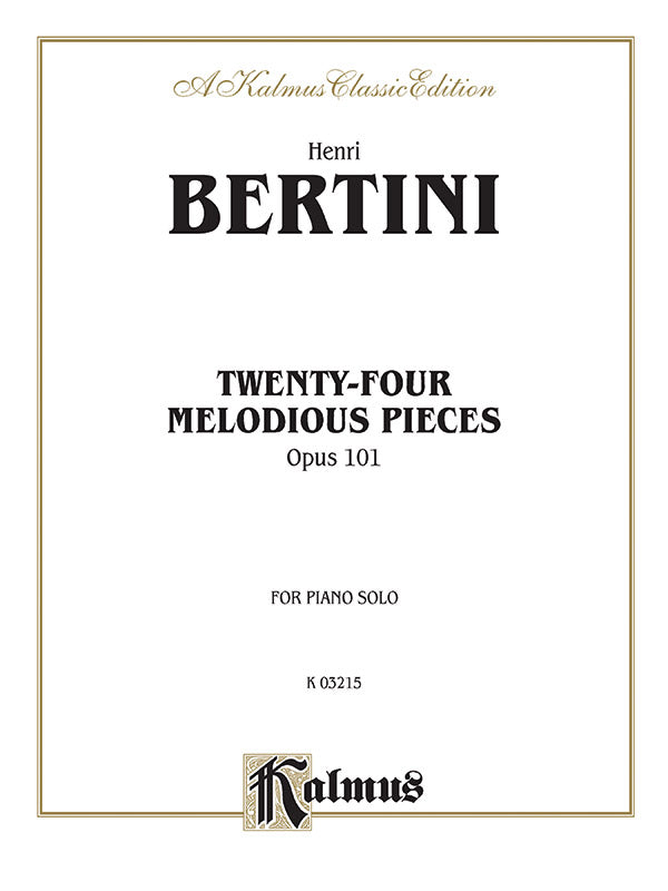 Twenty-four Melodious Pieces Cover Image