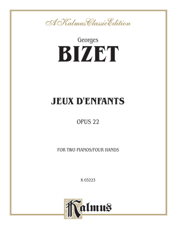 Bizet: Jeux D'Enfants, Op. 22 Sheet Music Preview