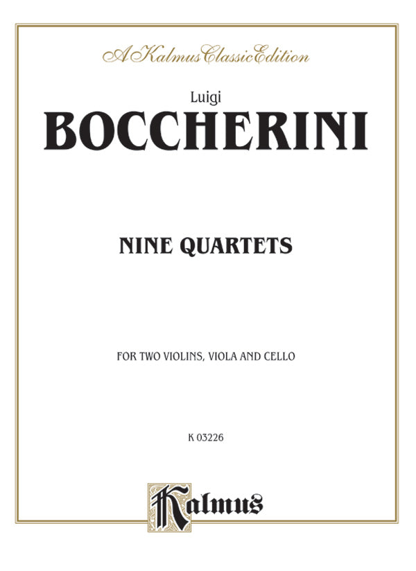 Nine Selected String Quartets Cover Image