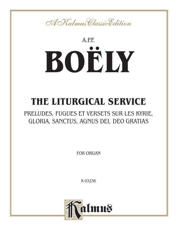 Liturgical Service, Volume I Cover Image