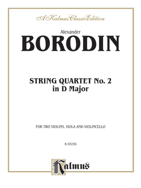 String Quartet No. 2 in D Major Cover Image