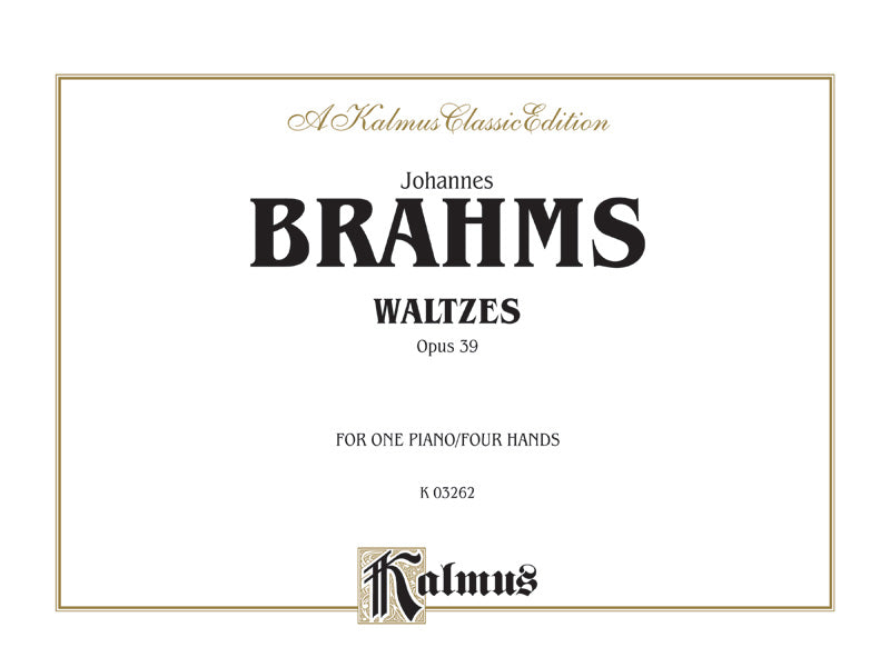 Waltzes, Opus 39 Cover Image