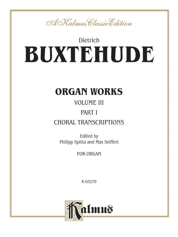Buxtehude: Organ Works, Volume III Sheet Music Preview