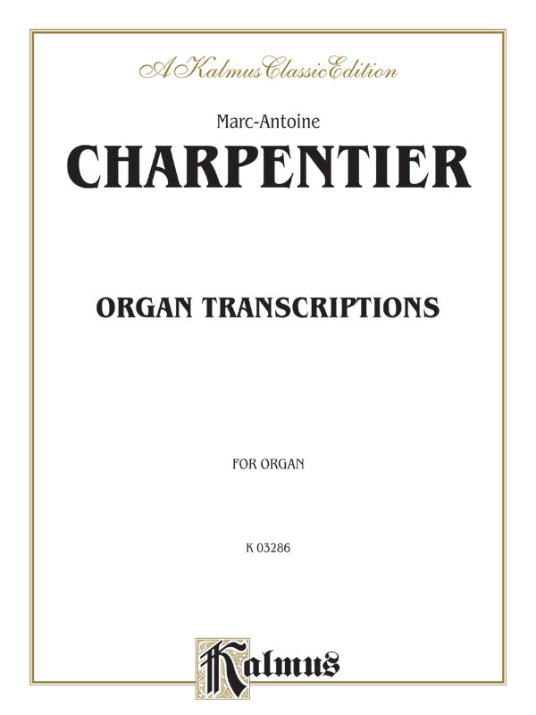 Organ Transcriptions Cover Image