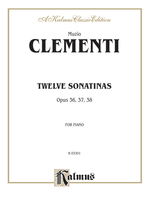 Clementi: Twelve Sonatinas Sheet Music Preview