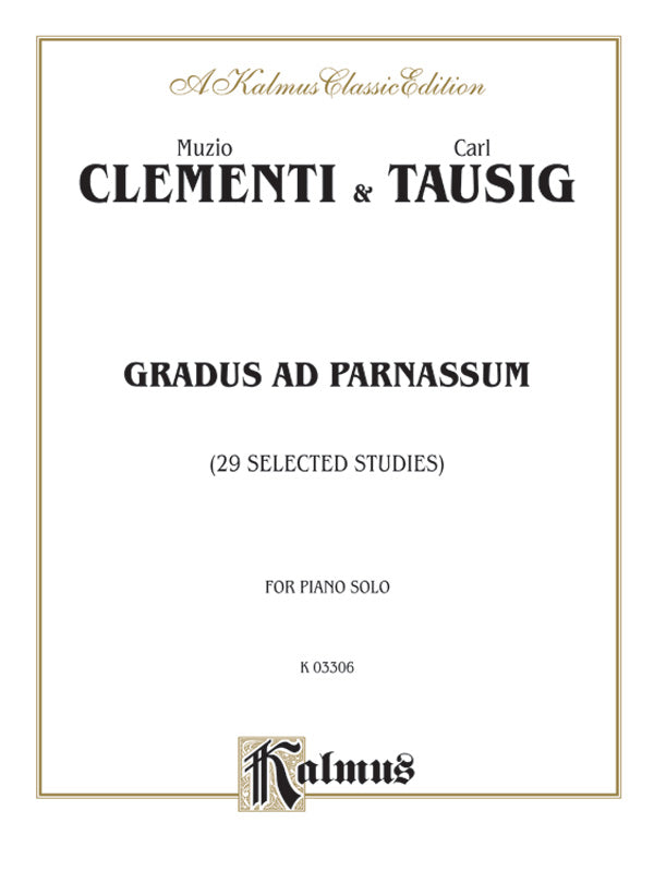 Gradus ad Parnassum (29 Selected Studies) Cover Image