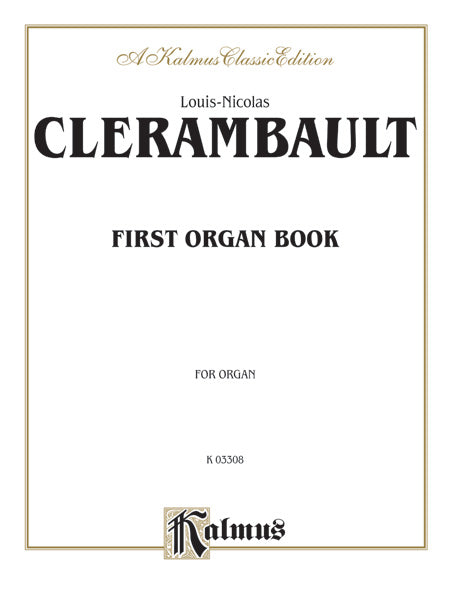 First Organ Book Cover Image