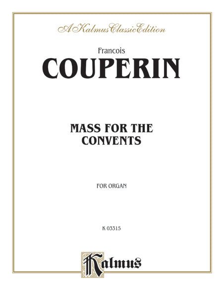 Couperin: Mass for the Convents Sheet Music Preview
