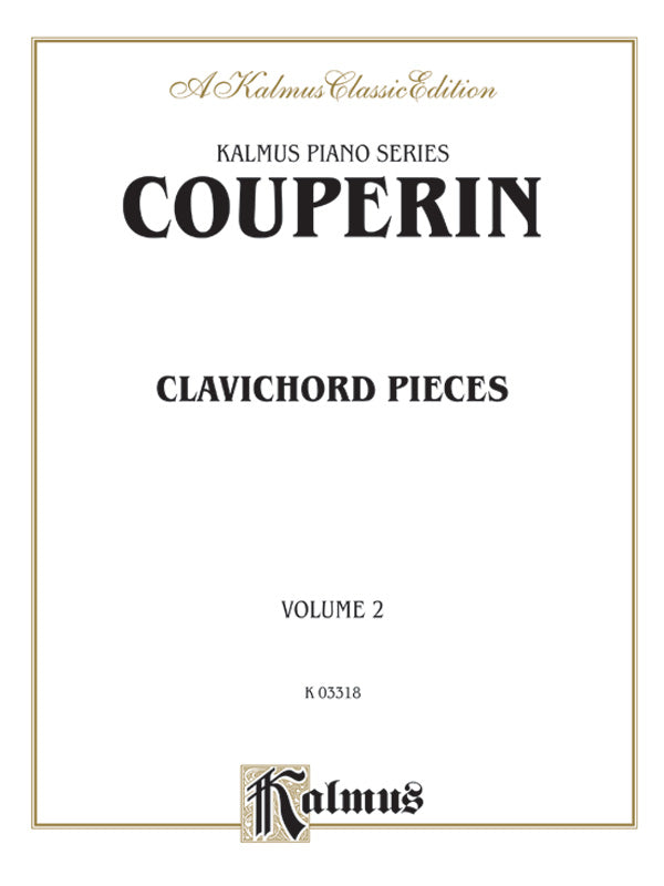Couperin: Clavichord Pieces (Volume II) Sheet Music Preview