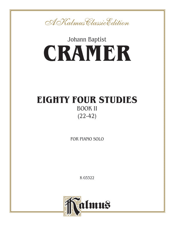 Cramer: Eighty-Four Studies (Volume II) Sheet Music Preview