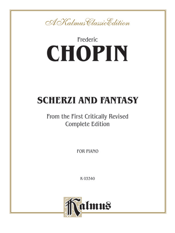 Scherzi and Fantasy in F Minor Cover Image