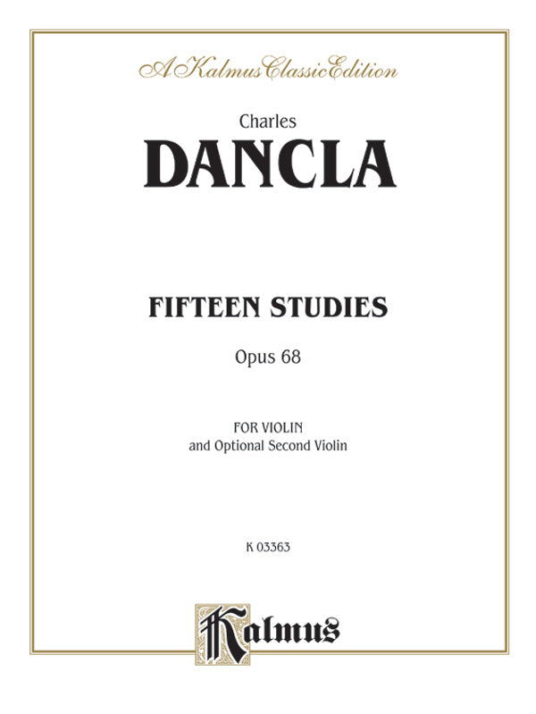 Fifteen Studies, Opus 68 Cover Image