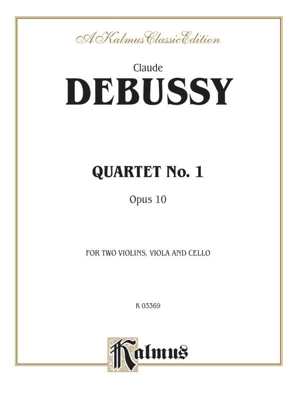 String Quartet, Opus 10  Cover Image