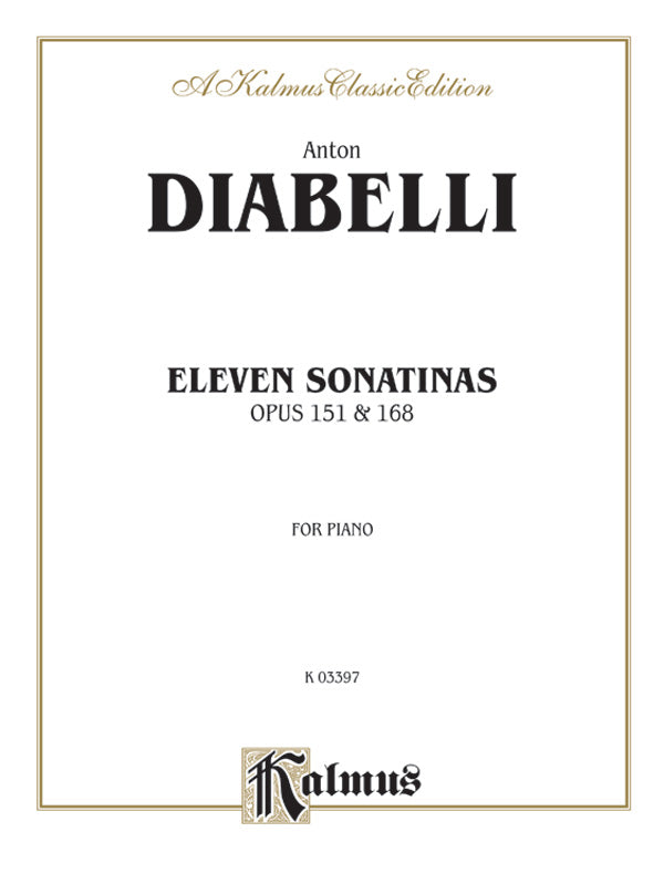 Cramer: Eleven Sontinas Sheet Music Preview
