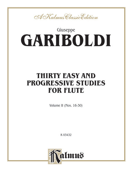 Thirty Easy and Progressive Studies, Volume II (Nos. 16-30) Cover Image