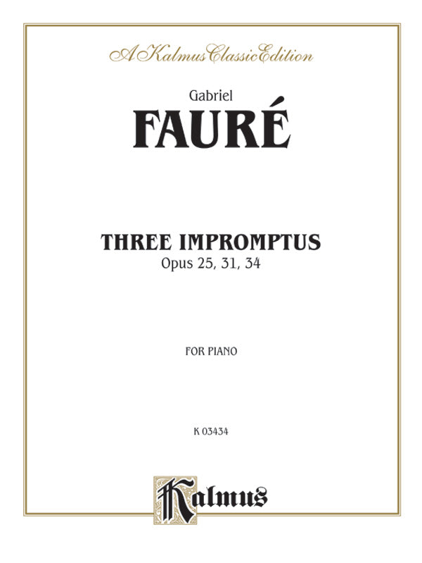 Three Impromptus Cover Image