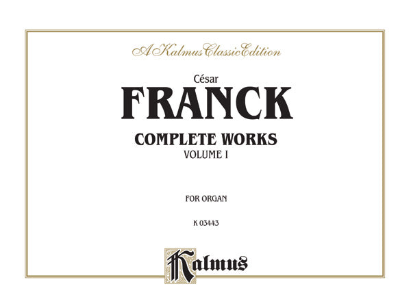 Organ Works, Volume I Cover Image