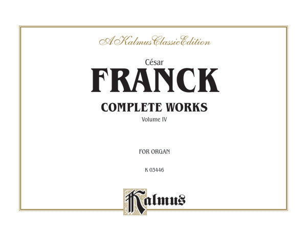 Organ Works, Volume IV Cover Image