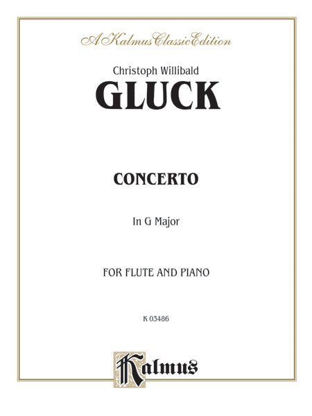 Gluck: Concerto in G Major Sheet Music Preview