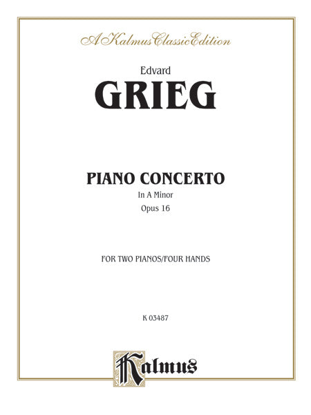 Piano Concerto in A Minor, Opus 16 Cover Image