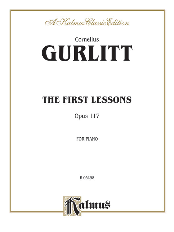 First Lessons, Opus 117 Cover Image