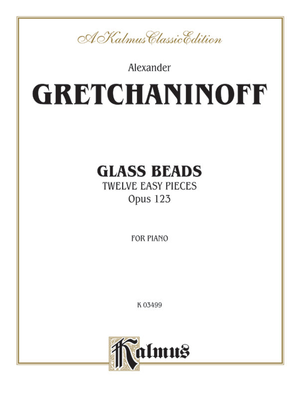 Glass Beads, Opus 123 Cover Image
