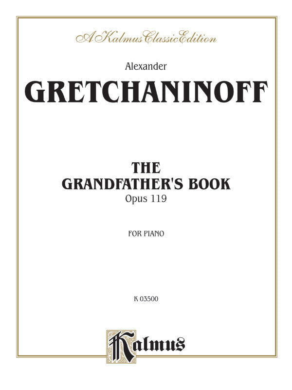 Grandfather's Book, Opus 119 Cover Image