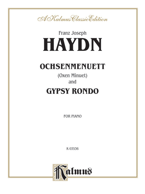 Oxen Menuet and Gypsy Rondo Cover Image