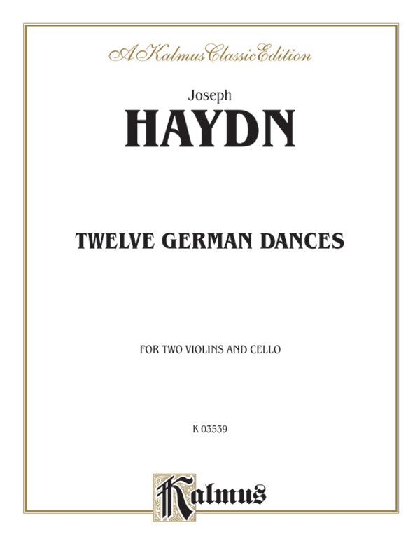 Twelve German Dances Cover Image