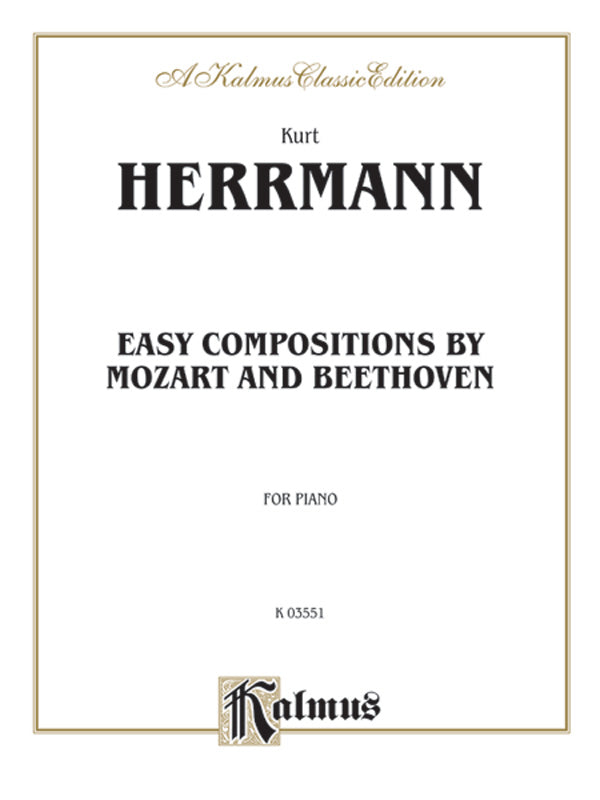 Easy Compositions by Mozart and Beethoven Cover Image
