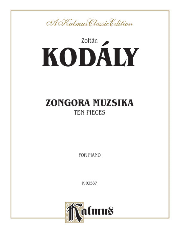 Ten Pieces (Zongora Muzsika) Cover Image