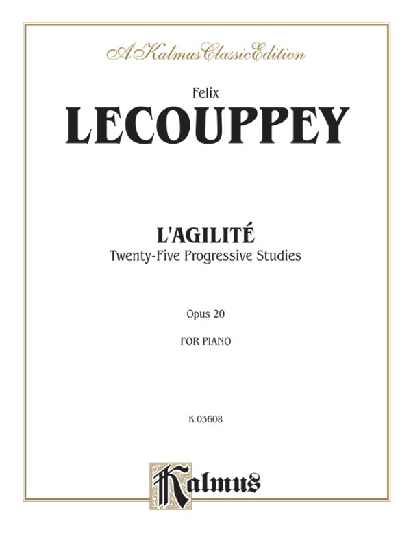 L'Agilite, Opus 20 Cover Image