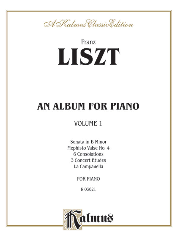 An Album for Piano, Volume 1 Cover Image