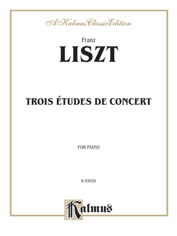 Trois Etudes de Concert Cover Image