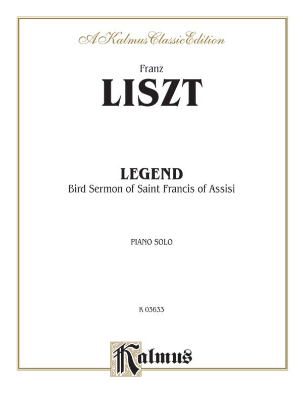 Legend: St. Francis' Sermon to the Birds Cover Image