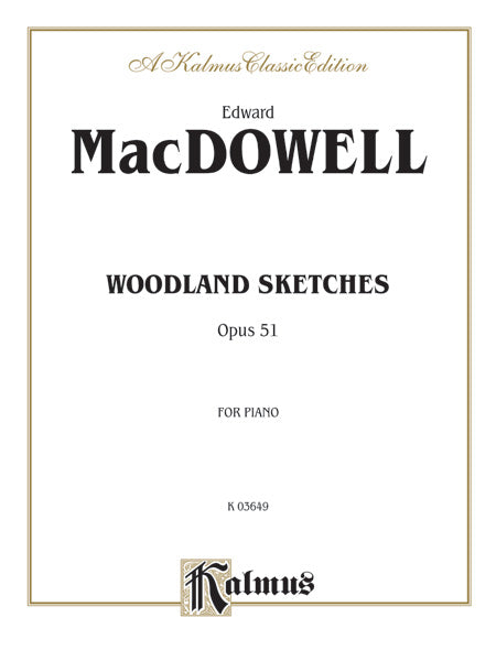 MacDowell: Woodland Sketches Sheet Music Preview