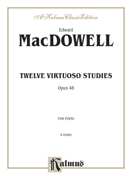 Twelve Virtuoso Studies, Opus 46 Cover Image
