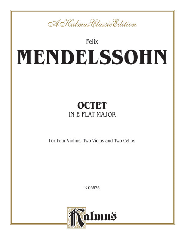 String Octet in E-flat Major, Opus 20 Cover Image