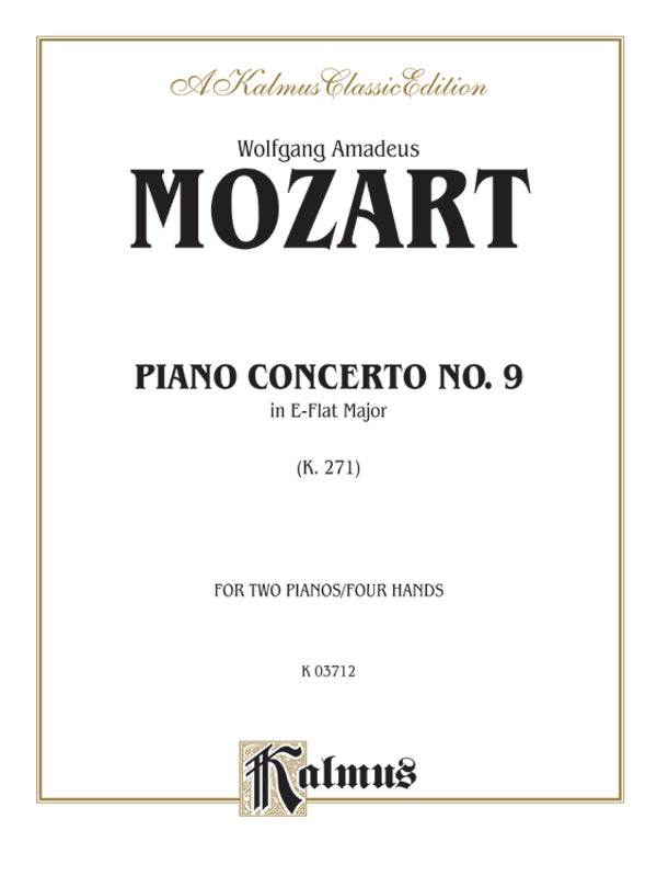Mozart: Piano Concerto No. 9 in E flat Major, K. 271 Sheet Music Preview