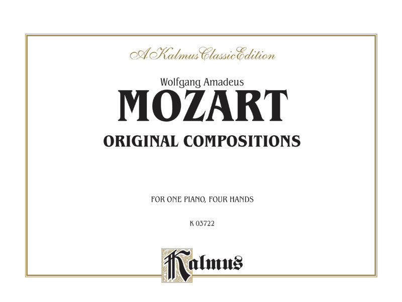 Mozart: Original Compositions for Four Hands Sheet Music Preview