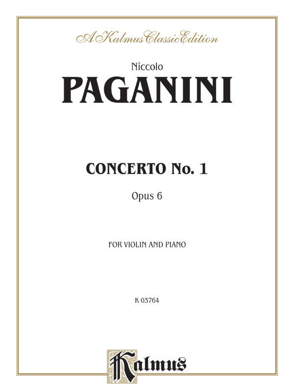 Concerto No. 1, Opus 6 Cover Image